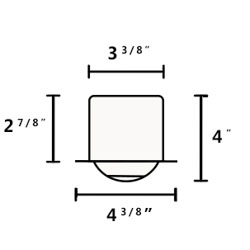A3 Cabinet Light Dimensions