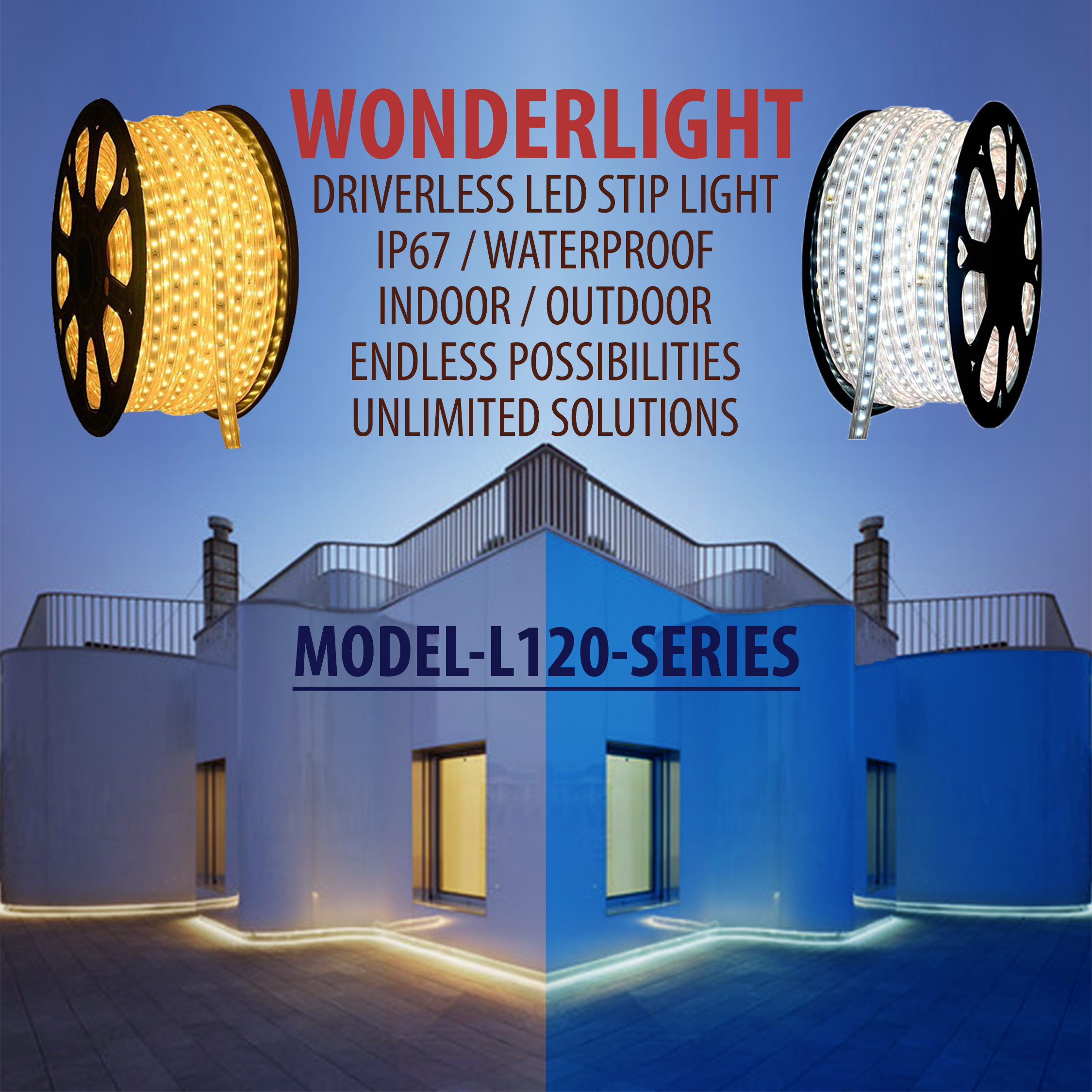 Wonderlight, 120V LED Strip Light
