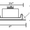 SQUARE RECESSED SPOT LIGHT GU5.3BASE(MR16) - Image 5