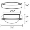 RECESSED OR SURFACE MOUNTED PUCK LIGHT WITH DOME GLASS – Image 6