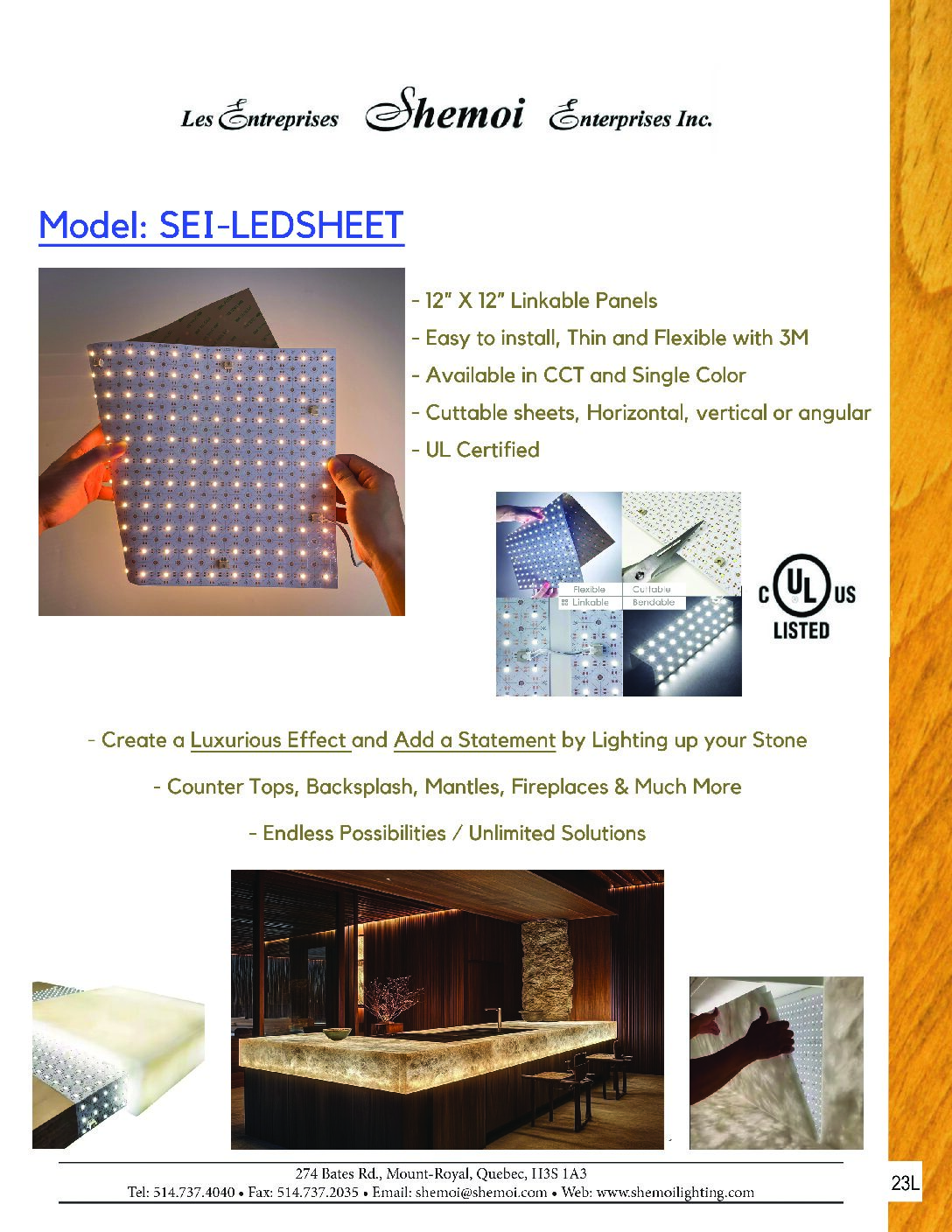 SEI-LEDSHEET
